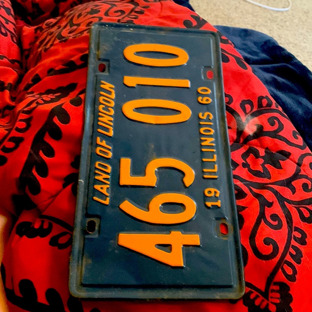 I am selling a 1960 land of Lincoln license plate